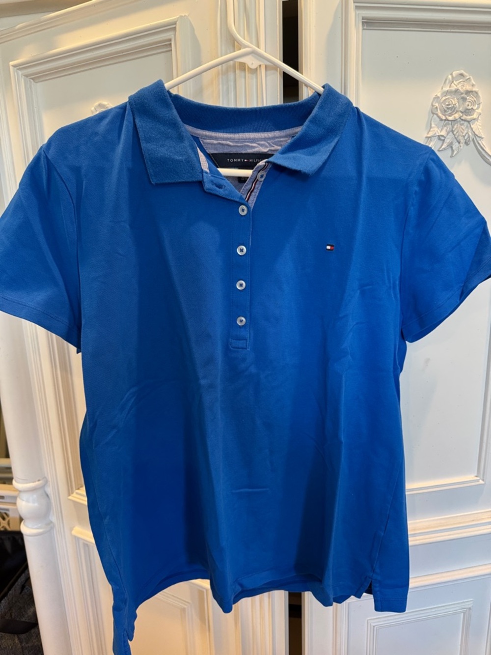 Tommy Hilfiger Royal Blue Polo with Chest Flag